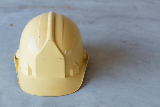 地盤改良作業用ヘルメット